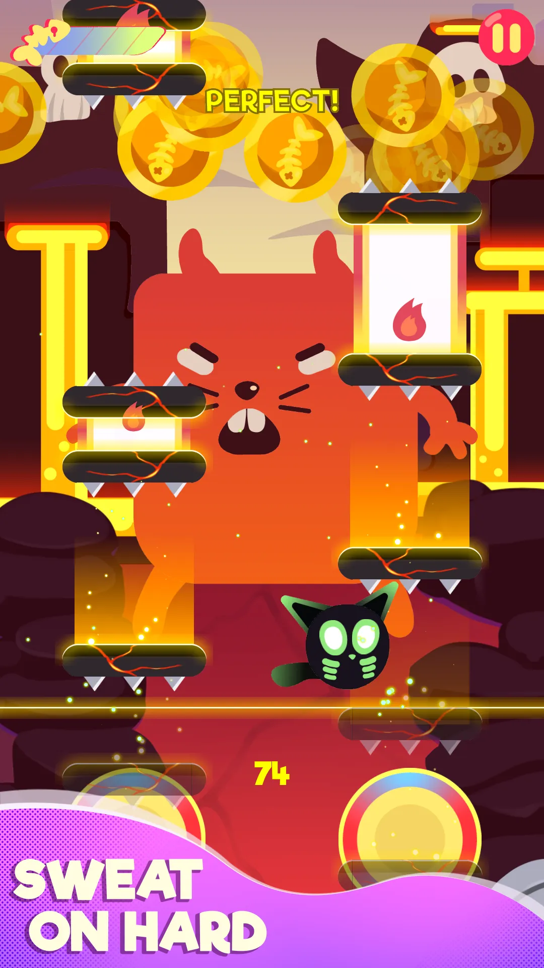 Cringe the Cat - Music Game | Indus Appstore | Screenshot