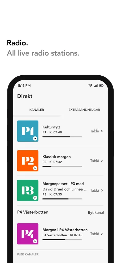 Sveriges Radio Play | Indus Appstore | Screenshot