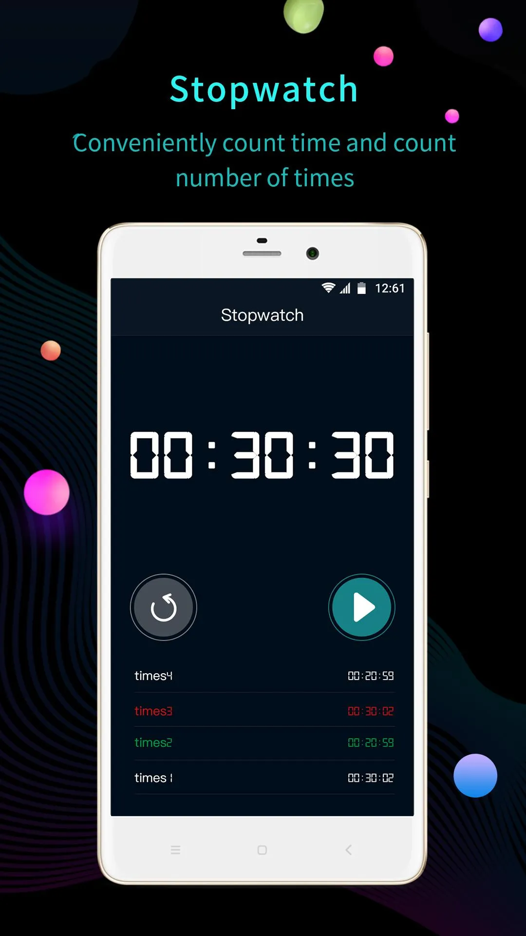 Digital clock widget | Indus Appstore | Screenshot