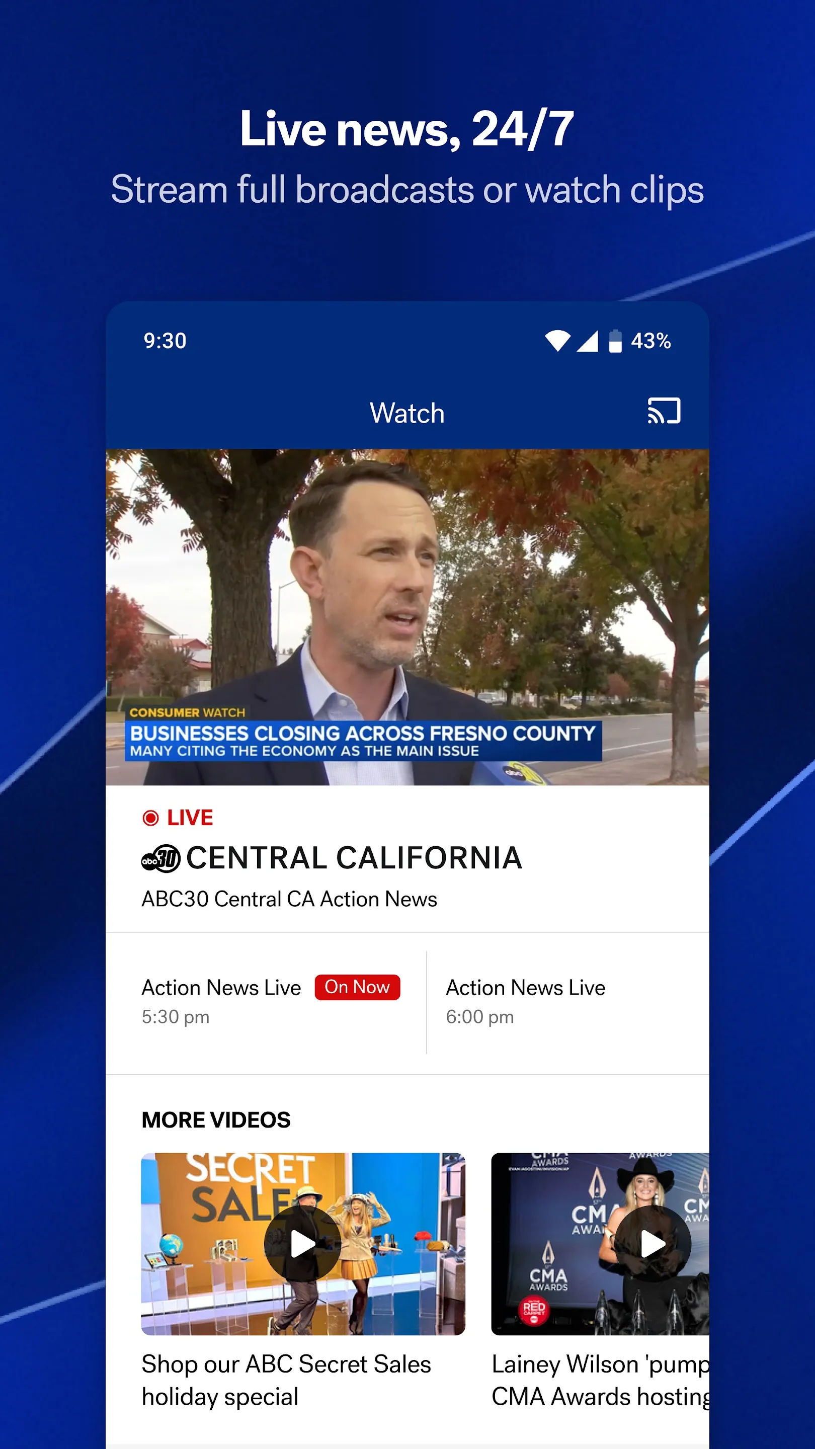 ABC30 Central CA | Indus Appstore | Screenshot