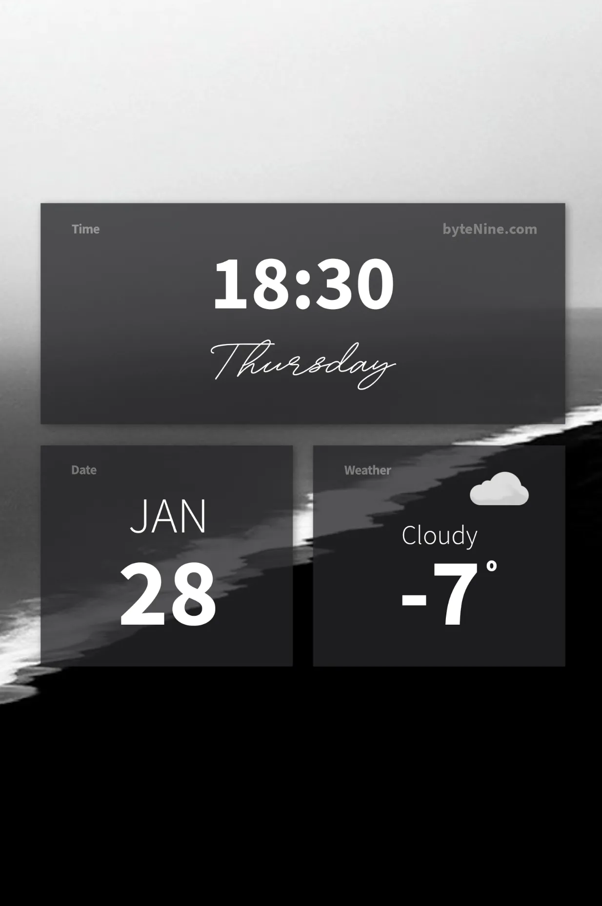 Android Clock Widgets | Indus Appstore | Screenshot