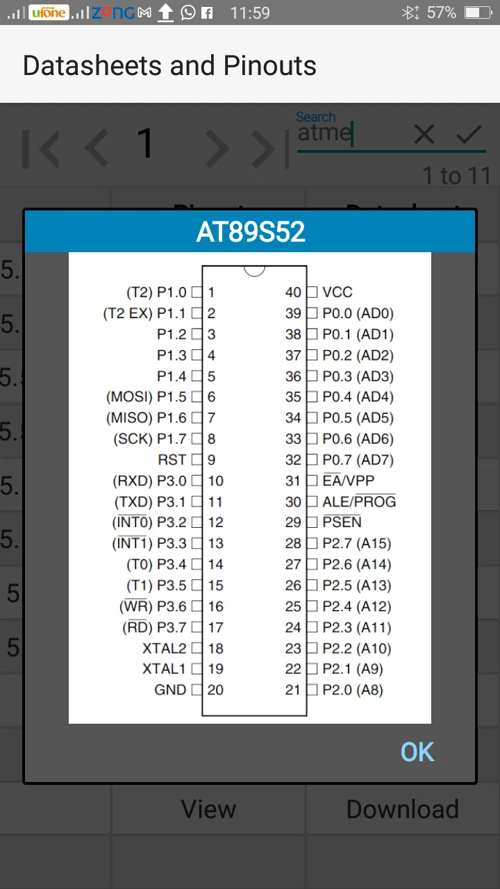 Datasheet and Pinouts | Indus Appstore | Screenshot