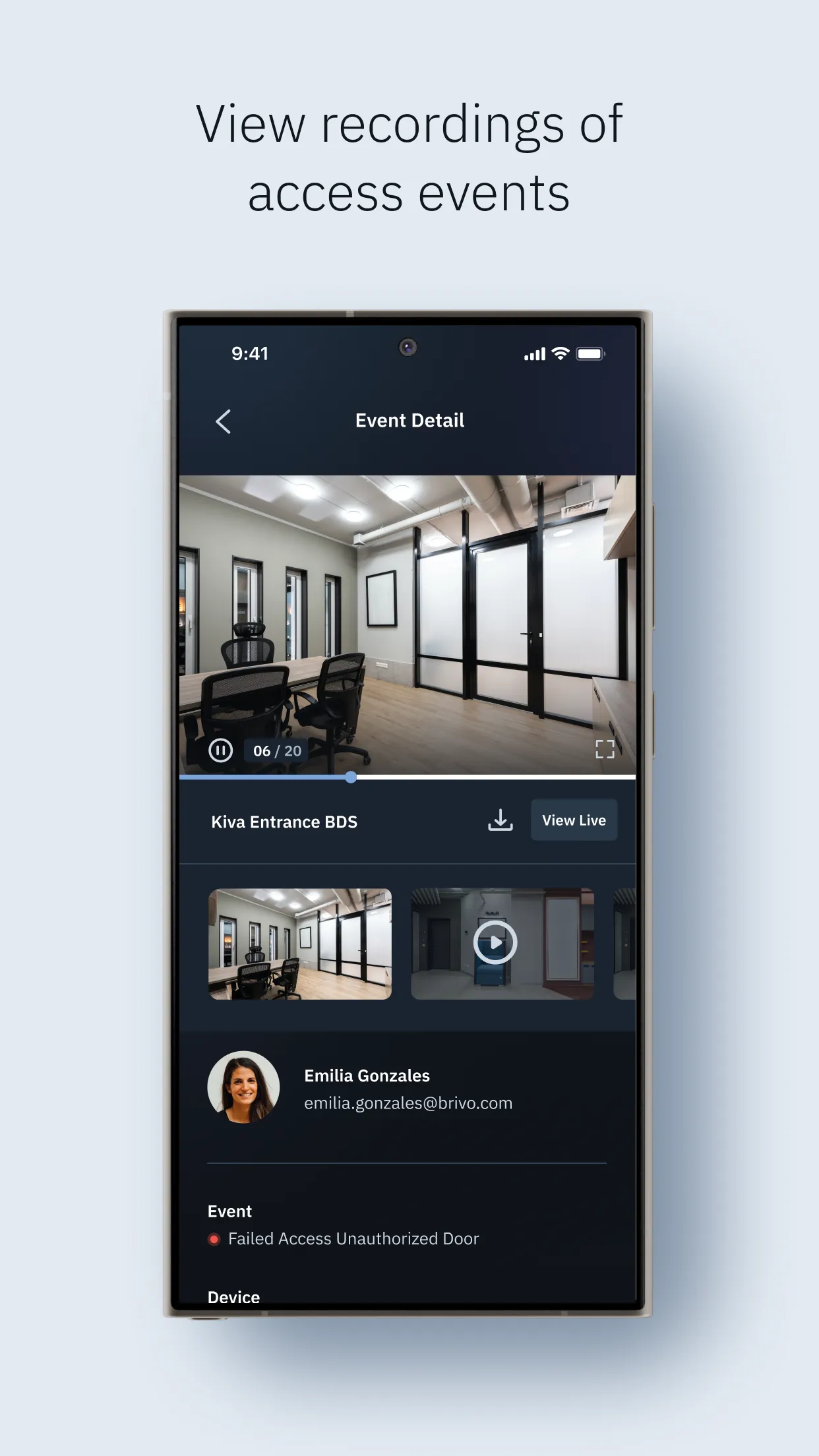 Brivo Access | Indus Appstore | Screenshot