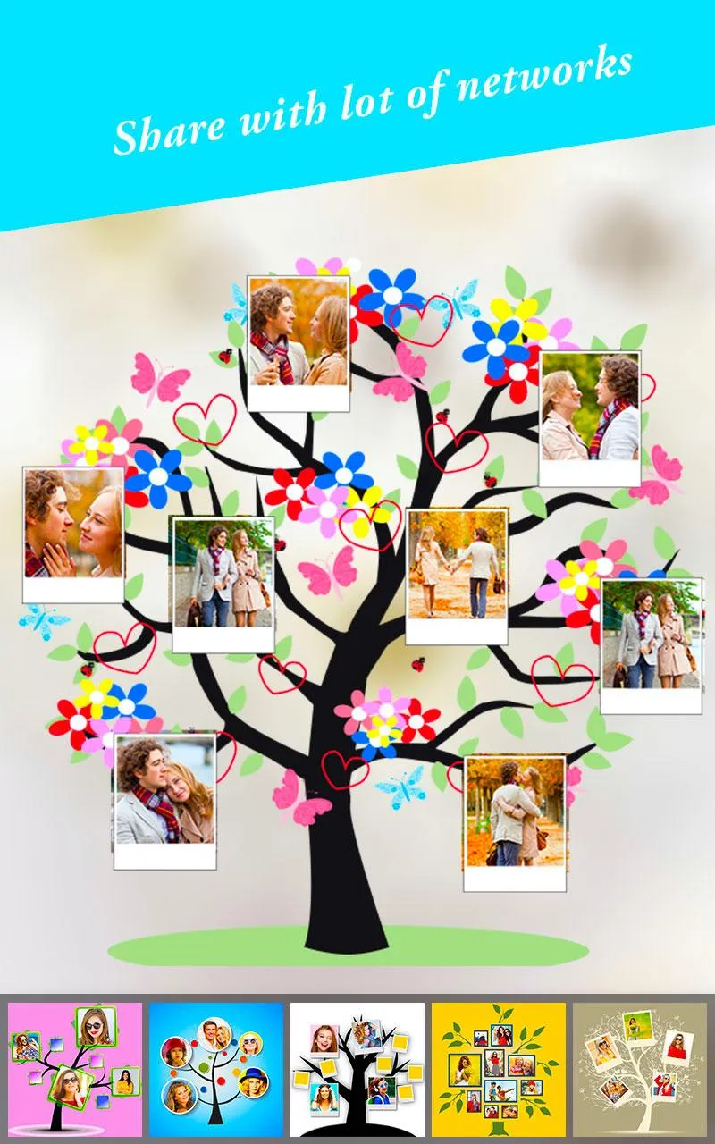 Tree Pic Collage Maker Grids - | Indus Appstore | Screenshot