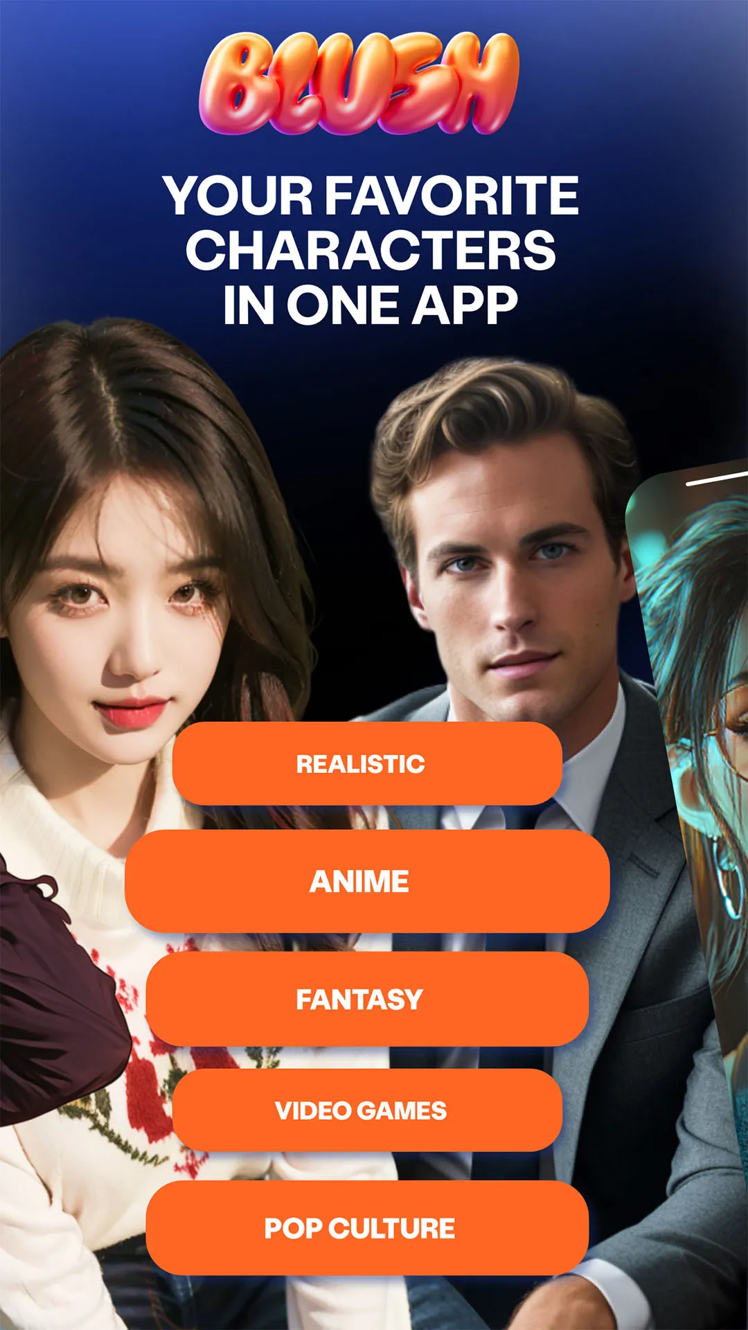 Blush: AI Dating Simulator | Indus Appstore | Screenshot