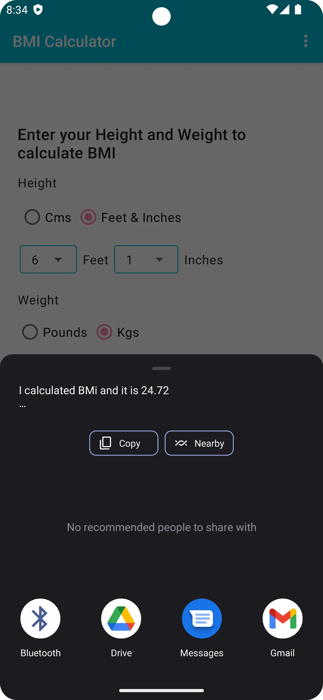 BMI Calculator | Indus Appstore | Screenshot
