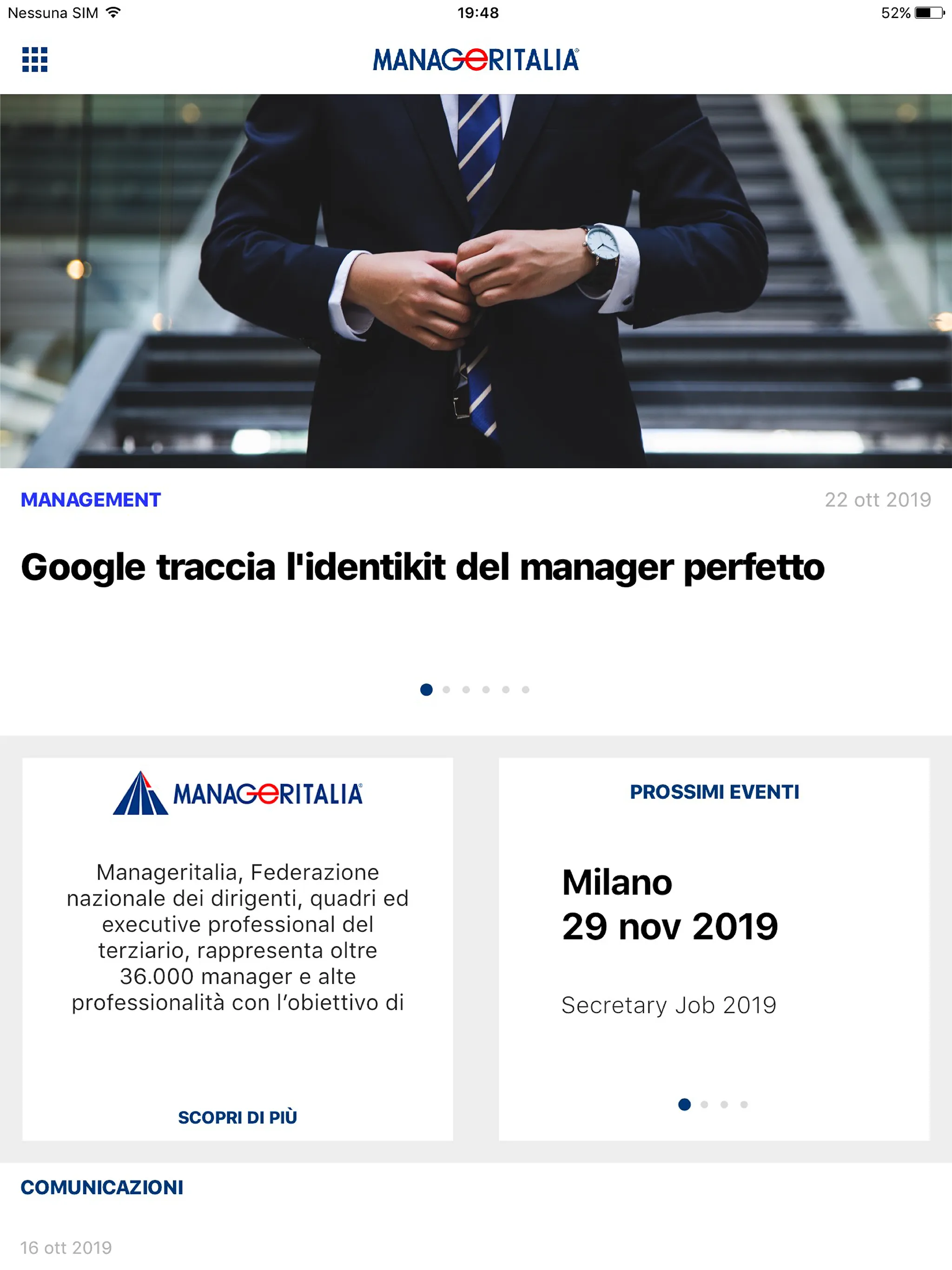 Manageritalia | Indus Appstore | Screenshot