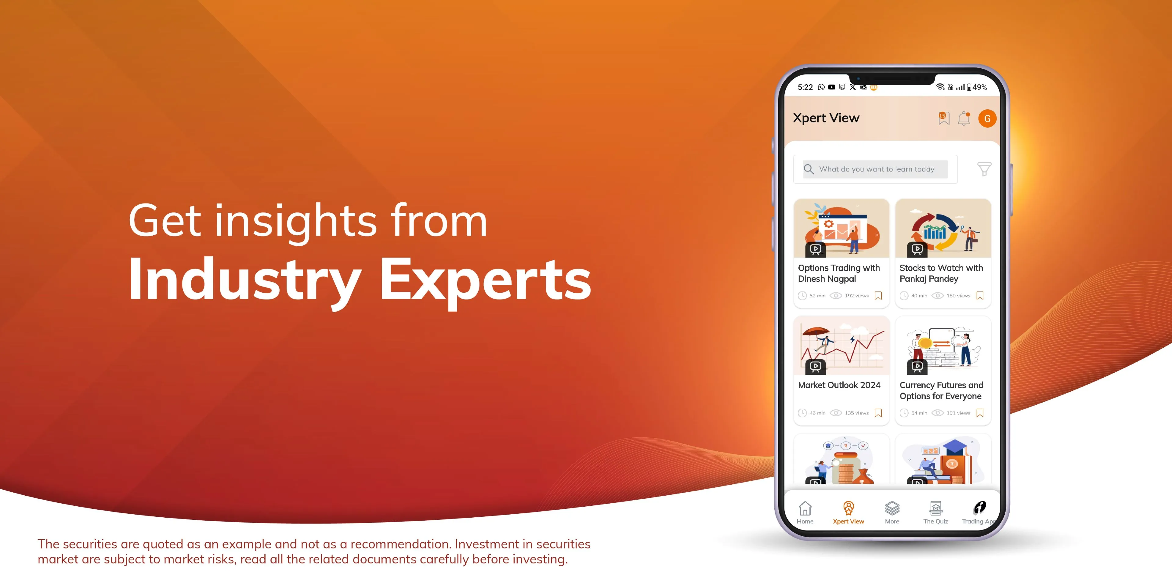 ICICI Direct iLearn–Education | Indus Appstore | Screenshot