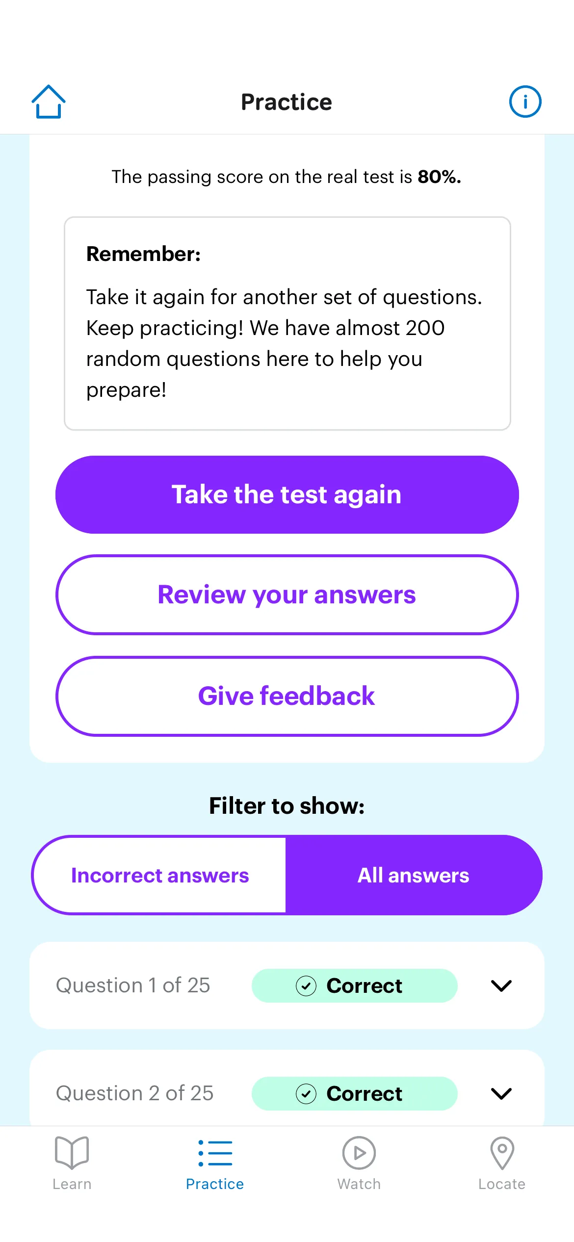 ICBC Practice Knowledge Test | Indus Appstore | Screenshot