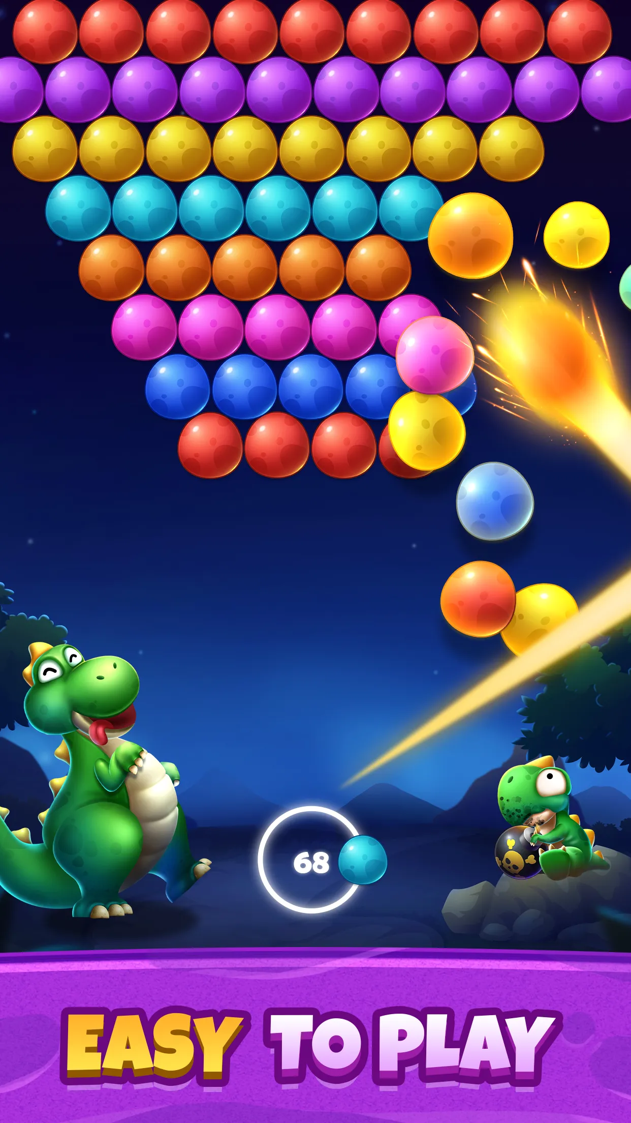 Bubble Shooter Primitive Eggs | Indus Appstore | Screenshot