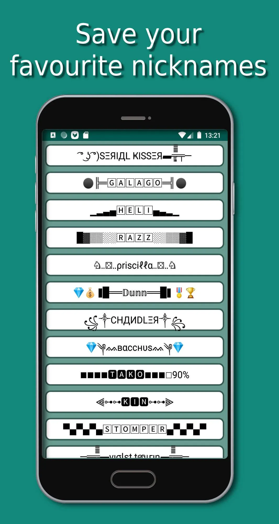 Nickname Generator. | Indus Appstore | Screenshot