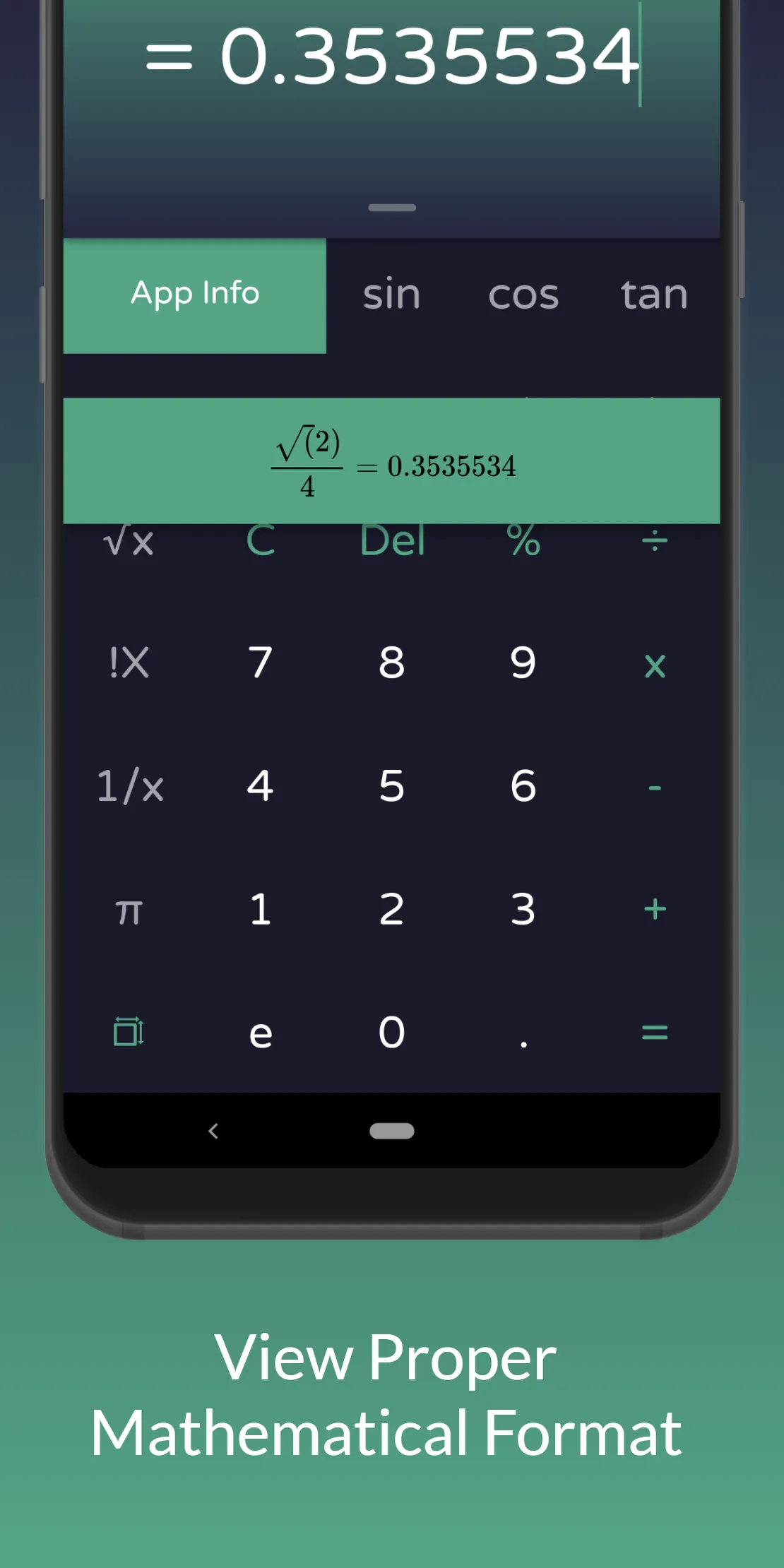 Calc - Elegant Calculator | Indus Appstore | Screenshot