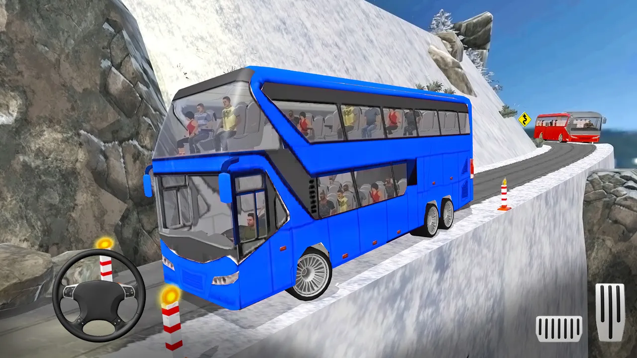 Offroad Snow Hill Bus Driving | Indus Appstore | Screenshot