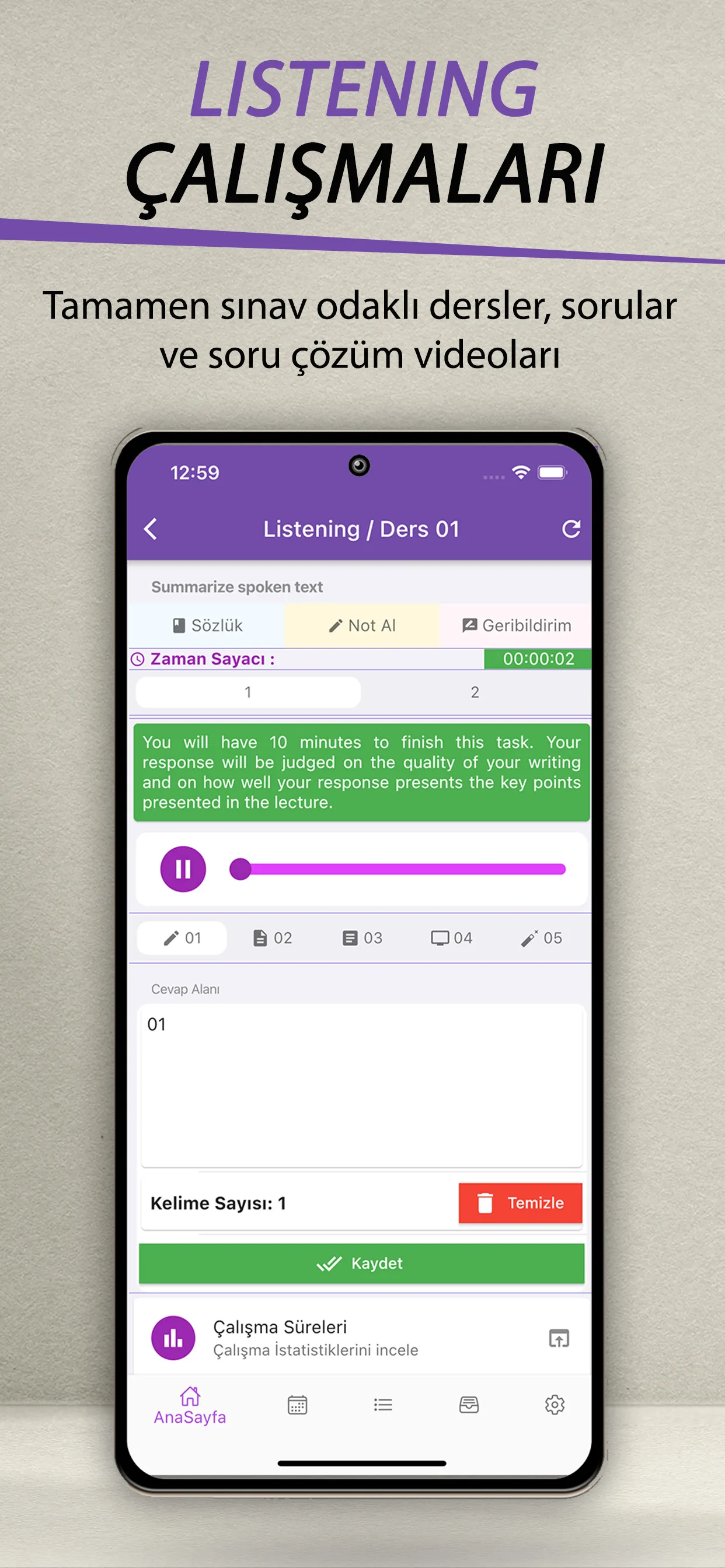 PTE Academic (UzmanPTE.com) | Indus Appstore | Screenshot