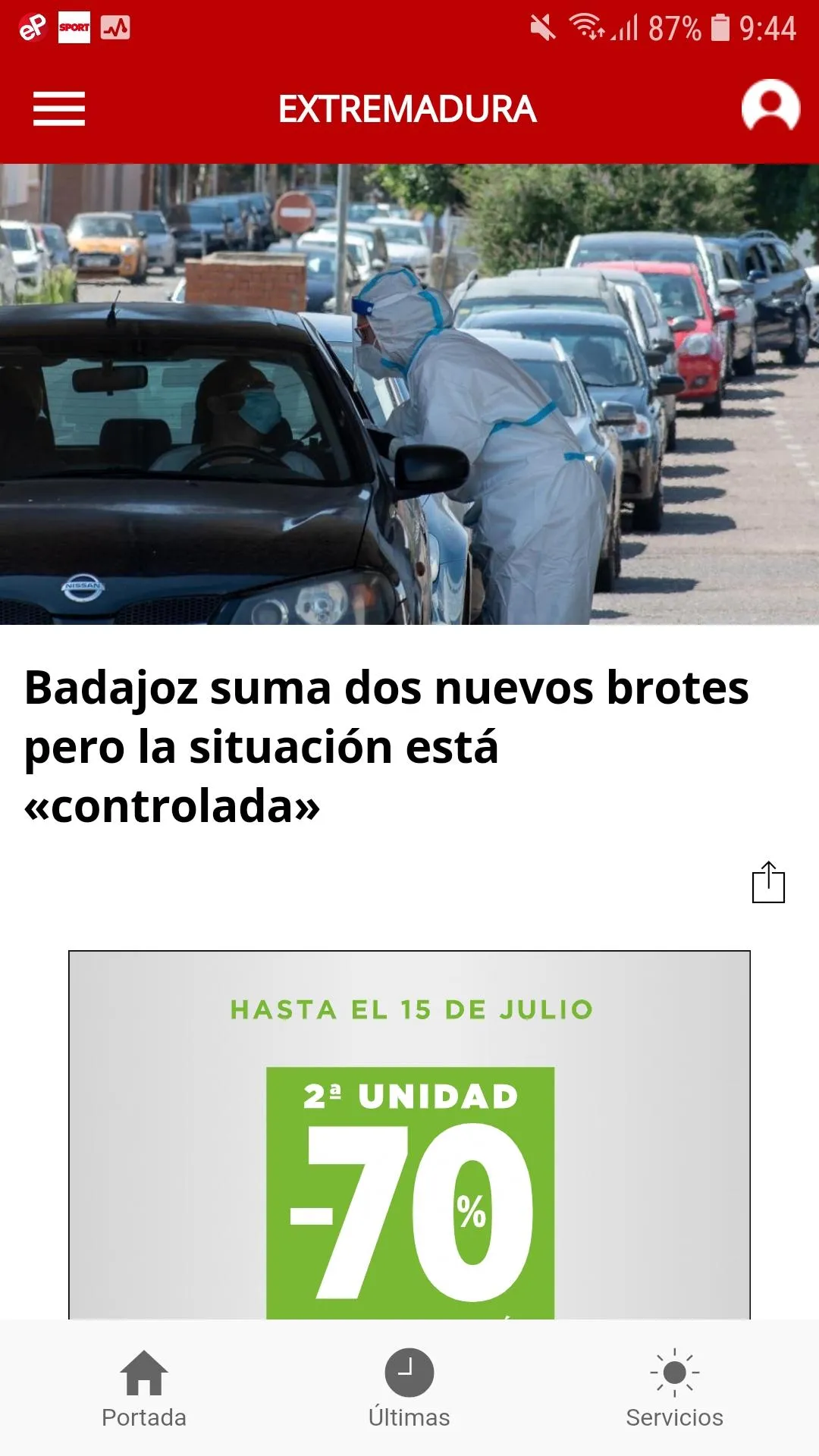 LA CRÓNICA DE BADAJOZ | Indus Appstore | Screenshot