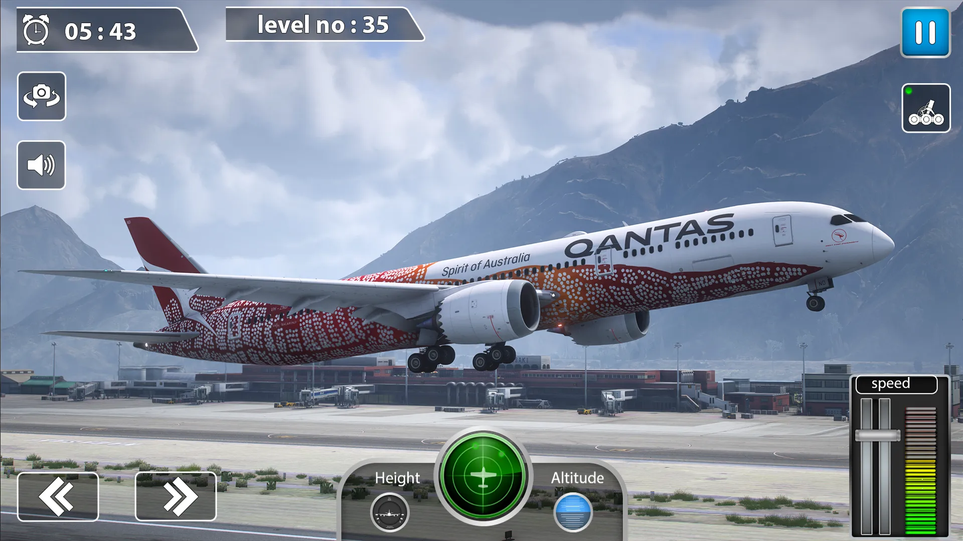 Airplane Flight 3d Simulator | Indus Appstore | Screenshot