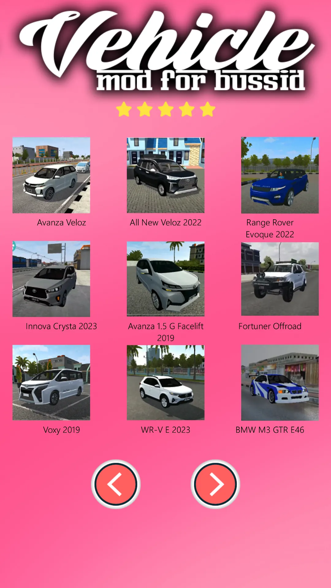 Vehicle Mod For Bussid | Indus Appstore | Screenshot