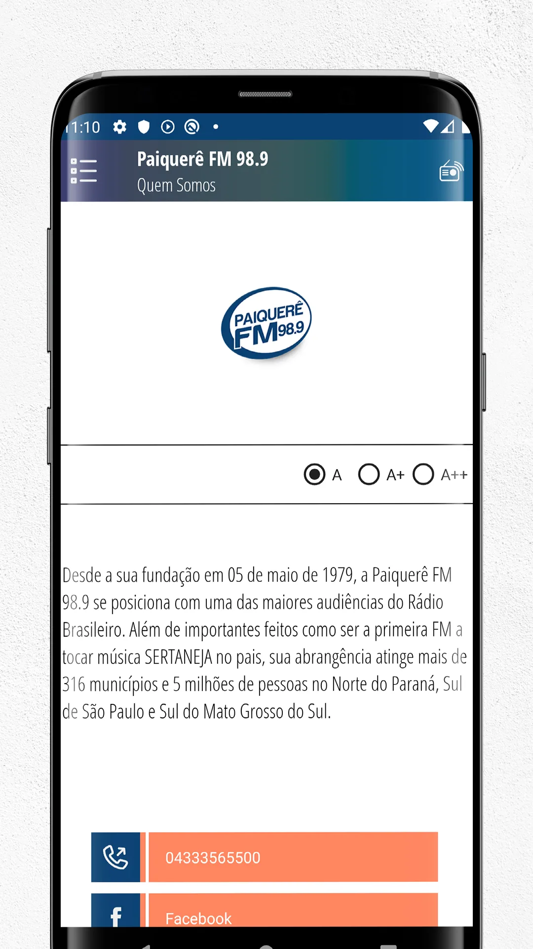 Paiquerê FM | Indus Appstore | Screenshot