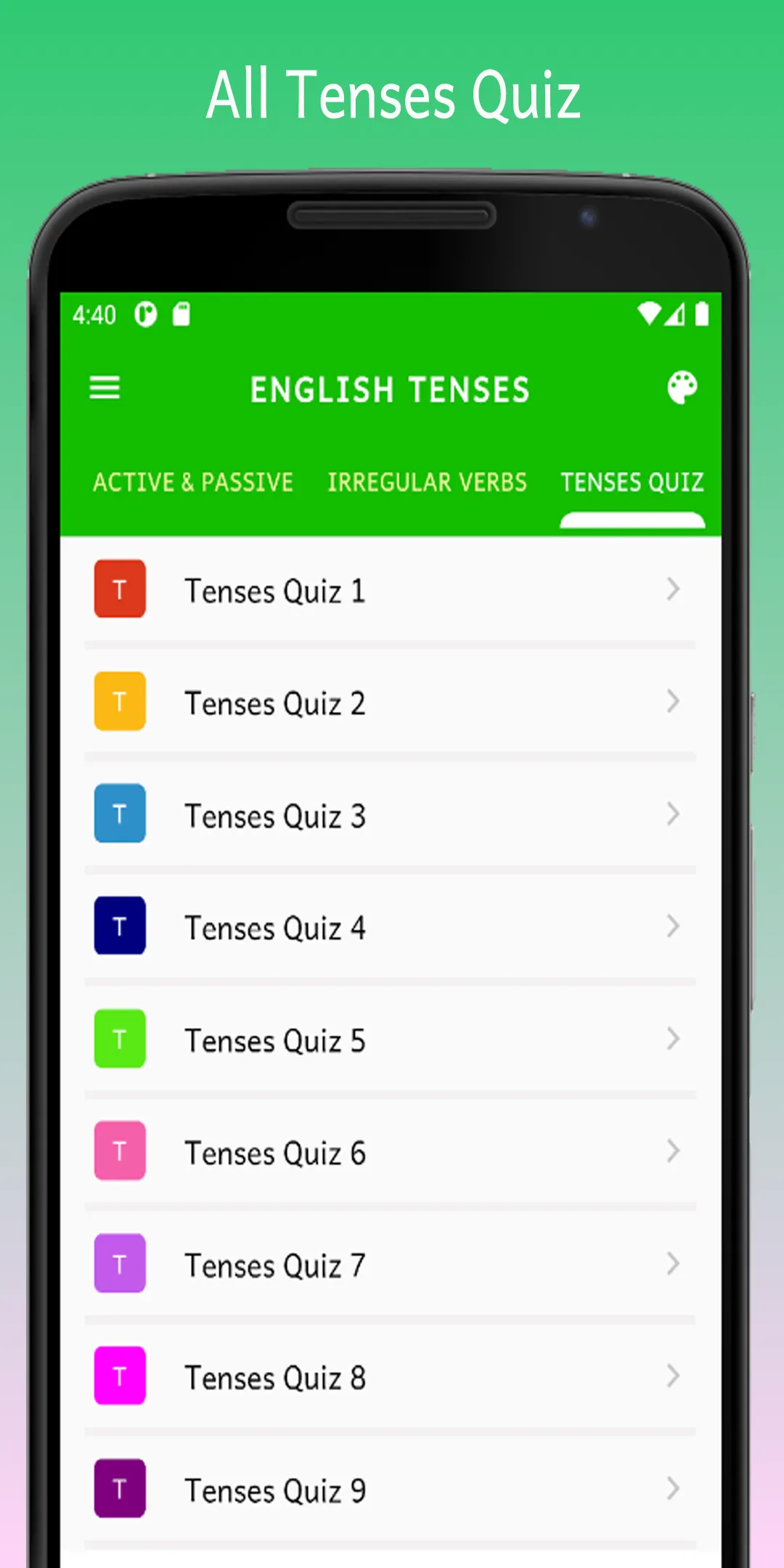 All English Tenses | Indus Appstore | Screenshot