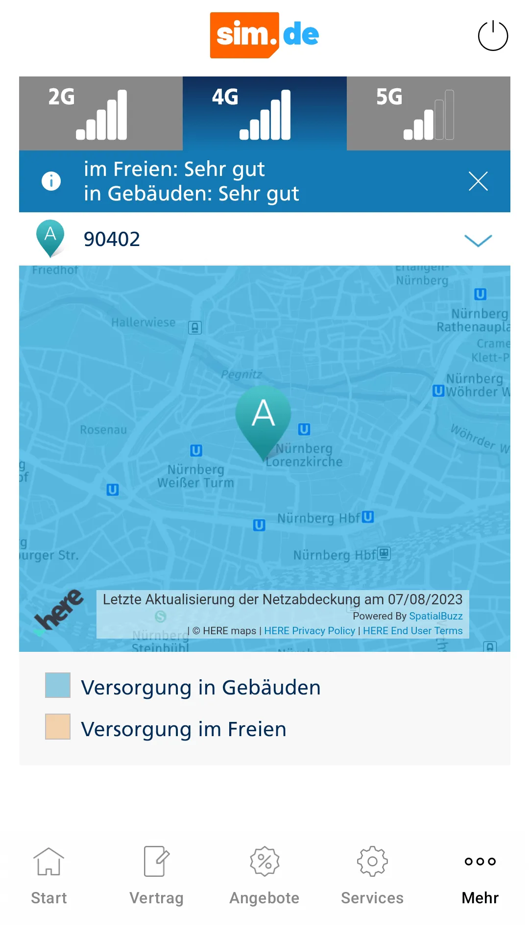 sim.de Servicewelt | Indus Appstore | Screenshot