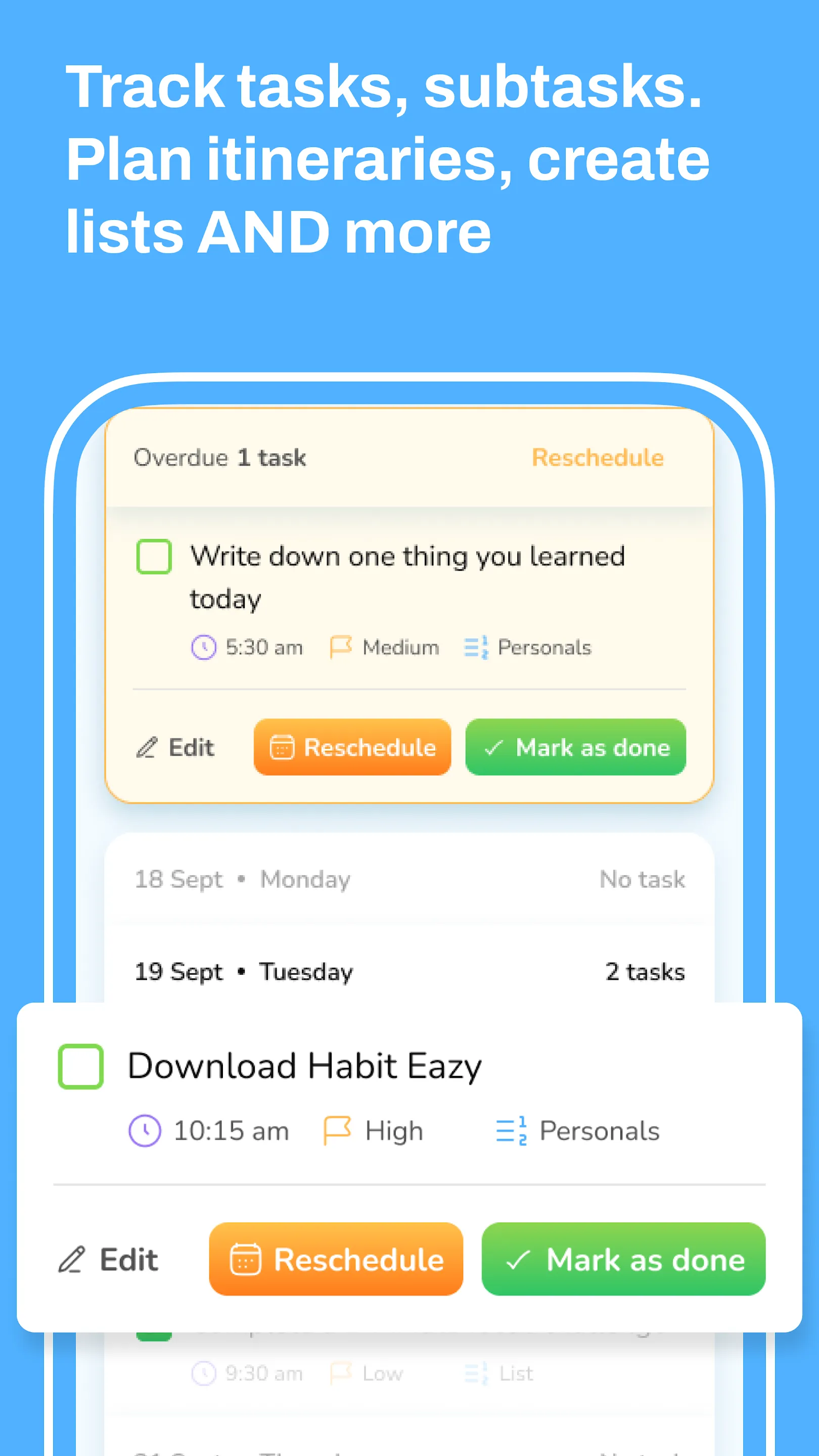 Habit Eazy - Habit & To Do Pal | Indus Appstore | Screenshot