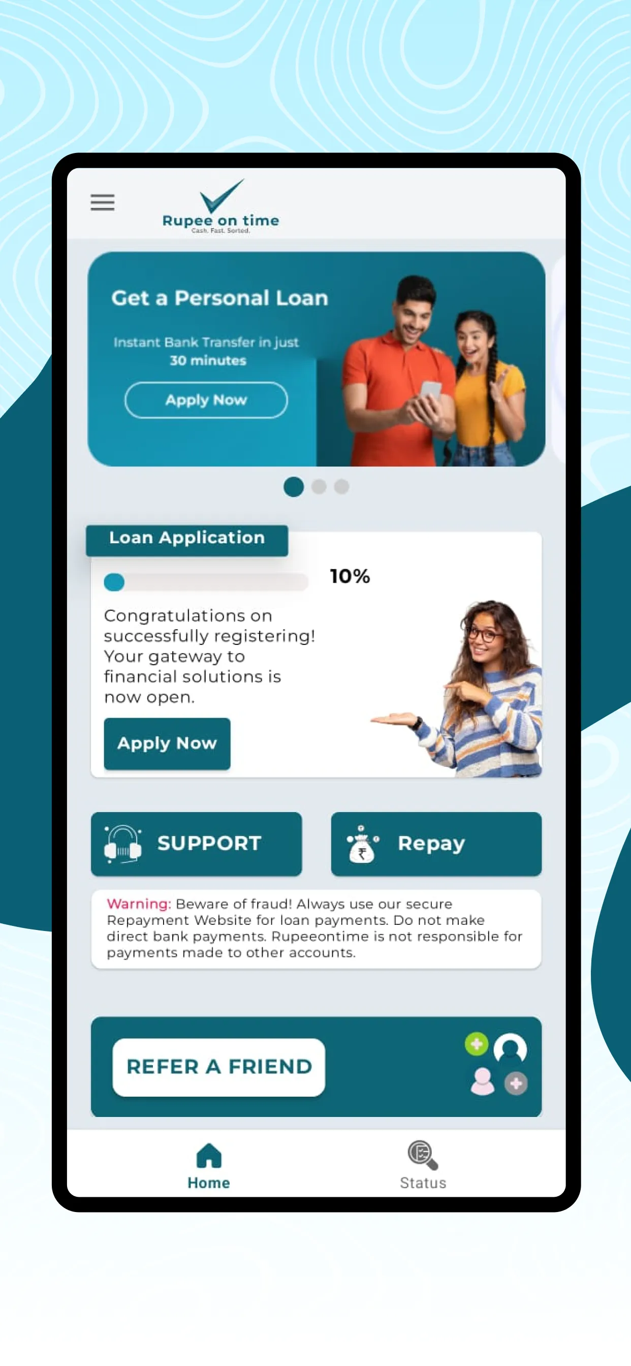 Rupeeontime – Instant Loan | Indus Appstore | Screenshot