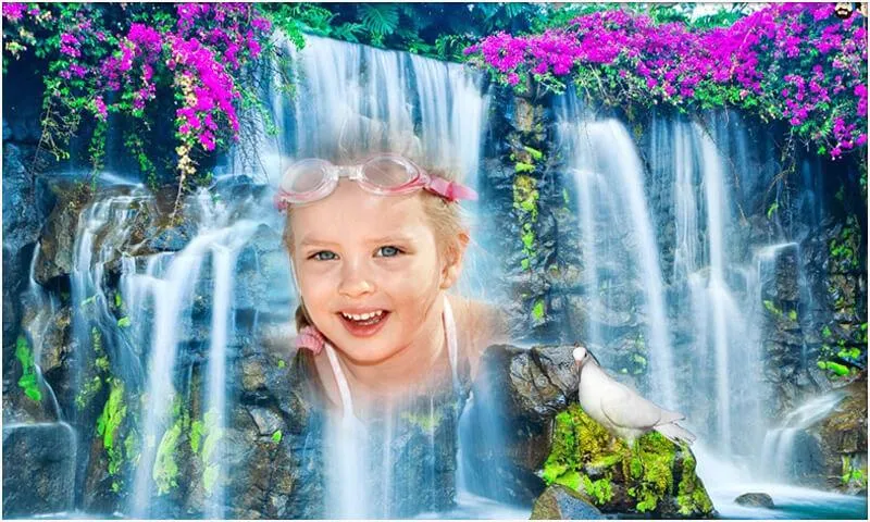 Waterfall Photo Frames | Indus Appstore | Screenshot