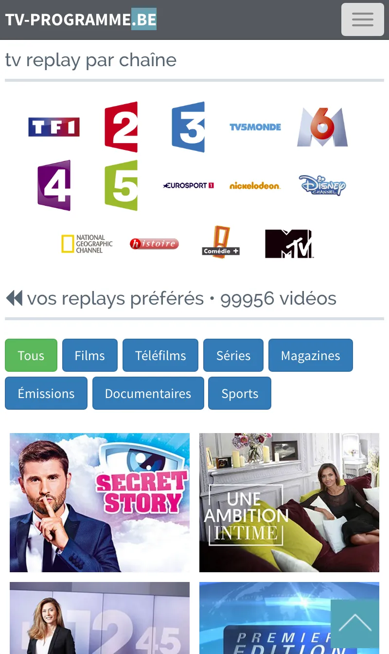 Programme TV Belgique | Indus Appstore | Screenshot