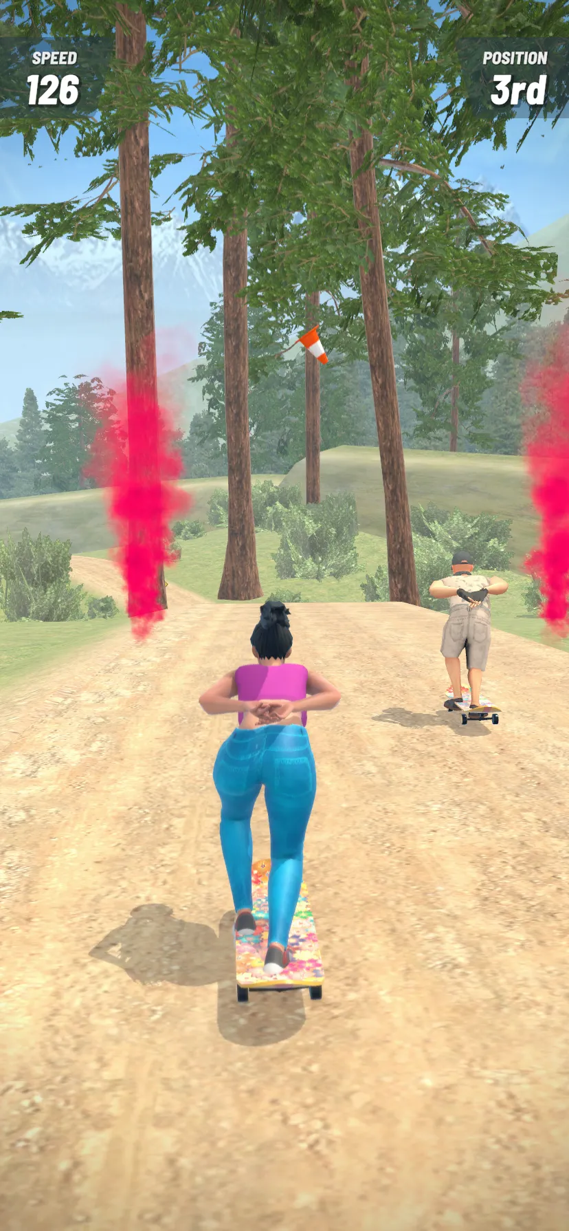 Downhill Skate Race | Indus Appstore | Screenshot