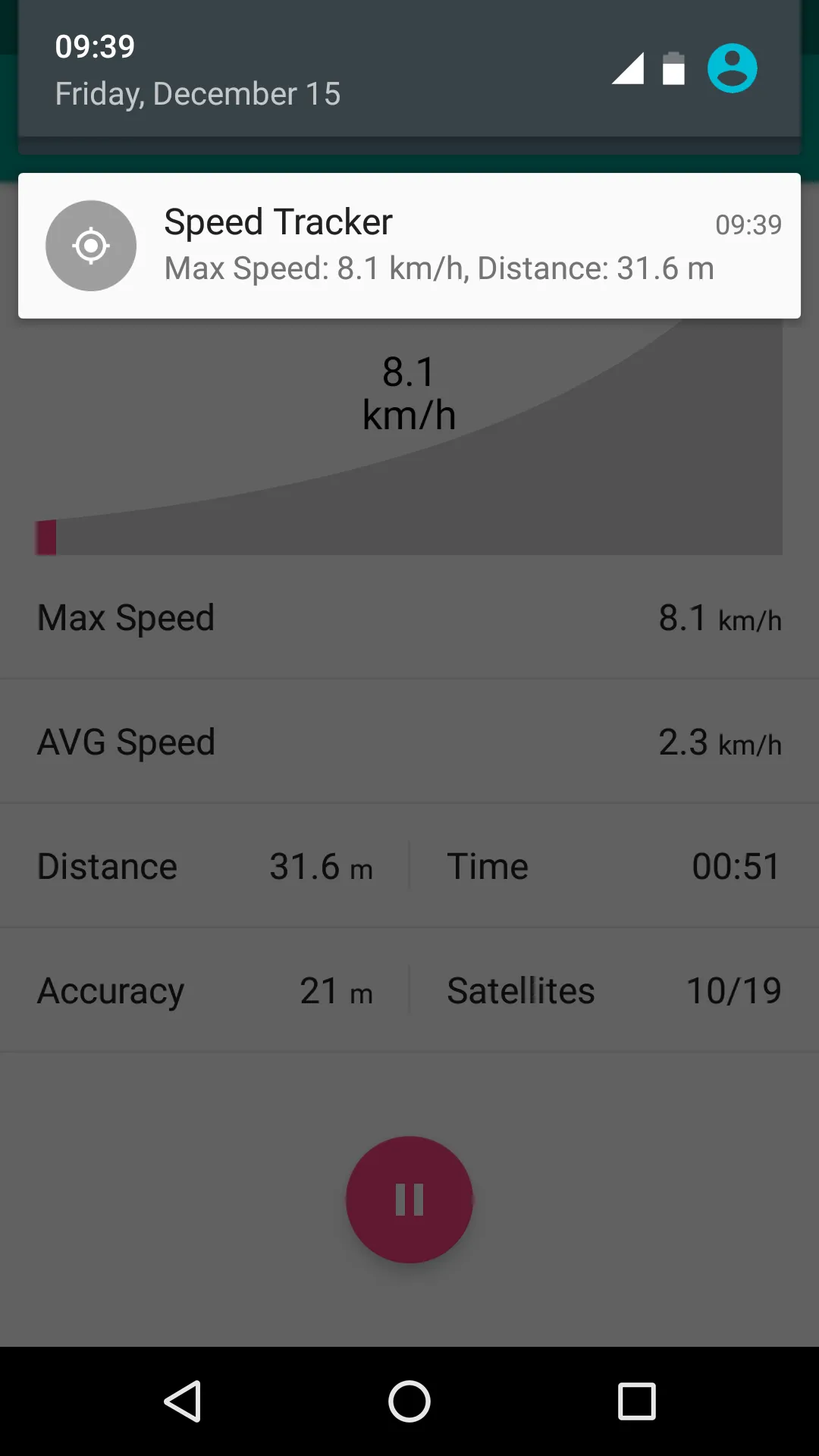 Speedometer (Bike cyclometer) | Indus Appstore | Screenshot