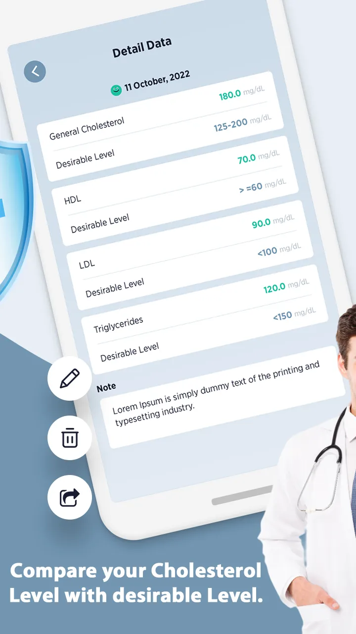 LDL: Cholesterol Tracker | Indus Appstore | Screenshot