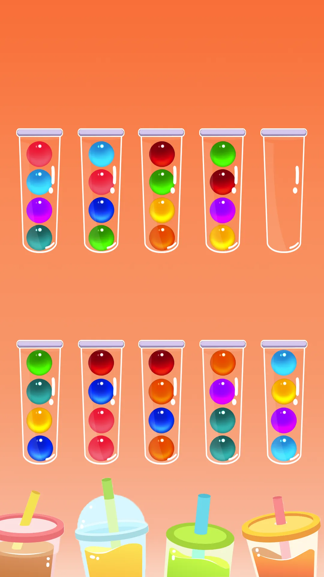 Sort It 2D - Ball Sort Puzzle | Indus Appstore | Screenshot