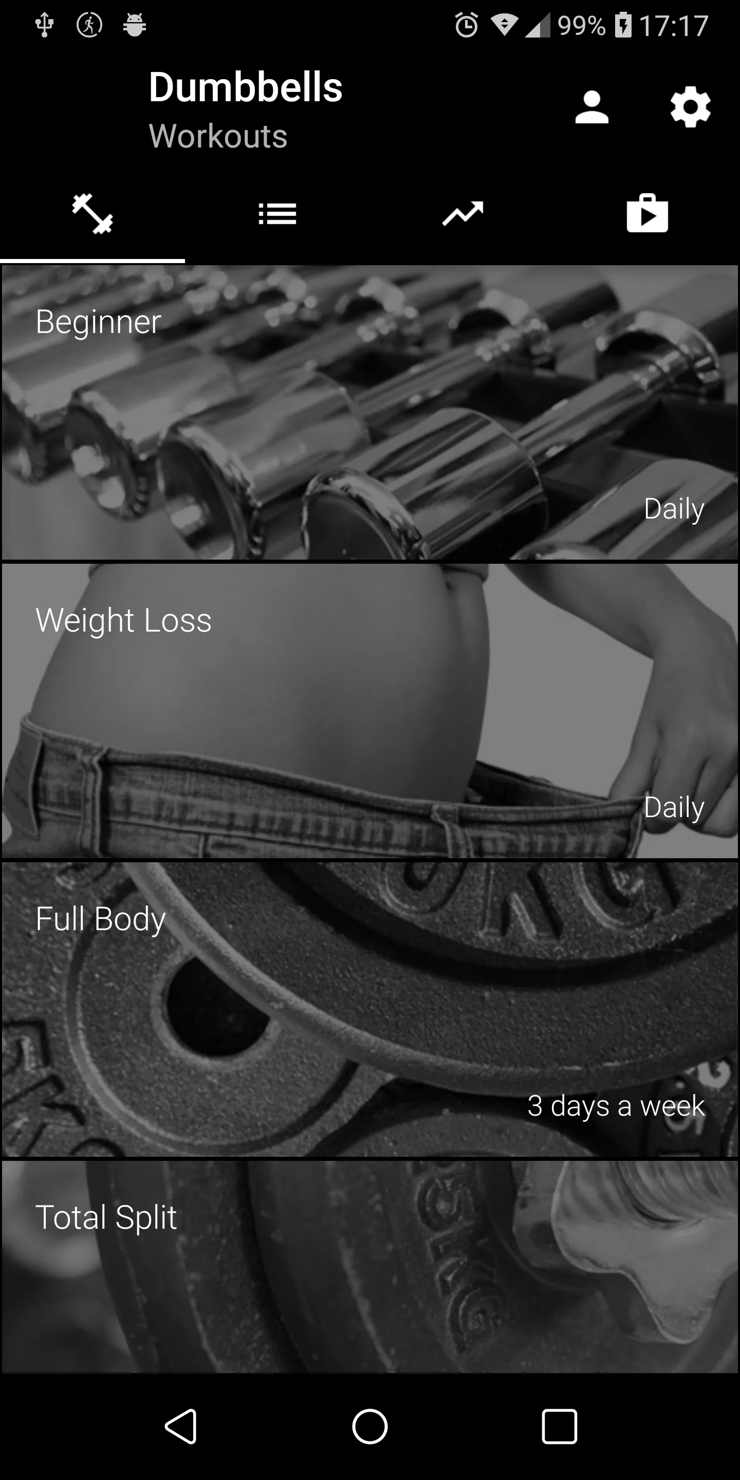 Dumbbell Home Workout | Indus Appstore | Screenshot