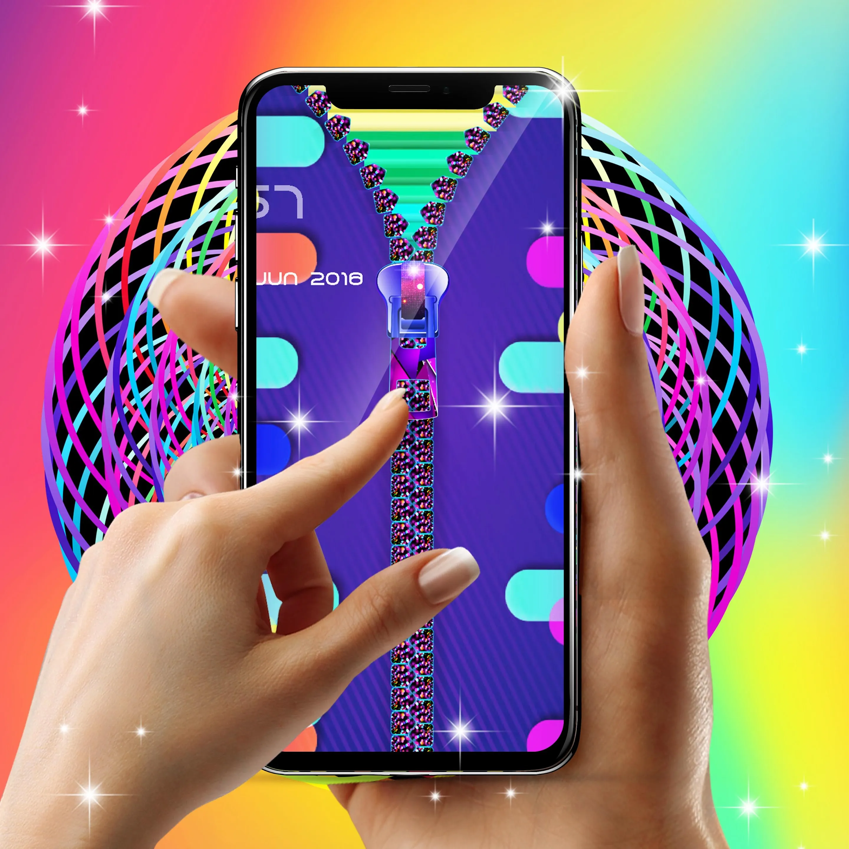 Colorful zip locker | Indus Appstore | Screenshot