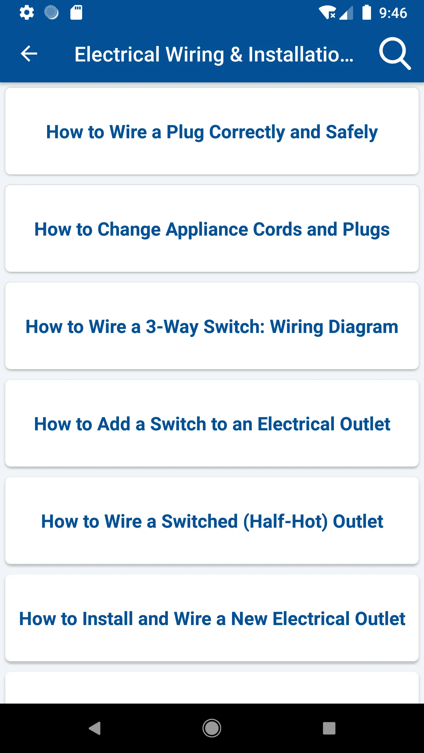 My Electrician | Indus Appstore | Screenshot