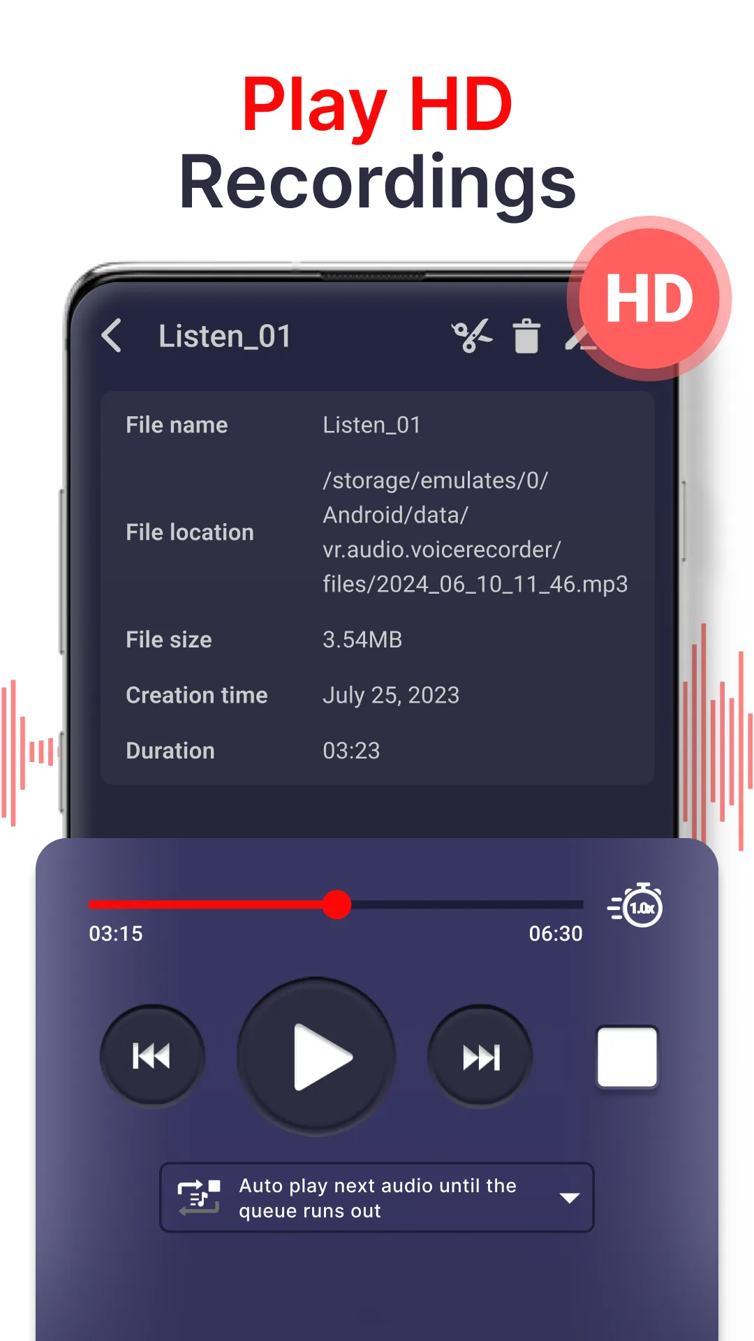 voice recorder | Indus Appstore | Screenshot