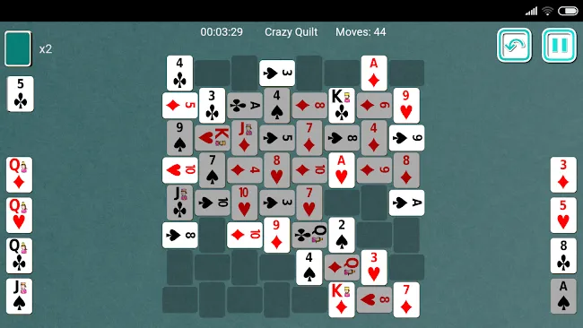 Crazy Quilt Solitaire | Indus Appstore | Screenshot