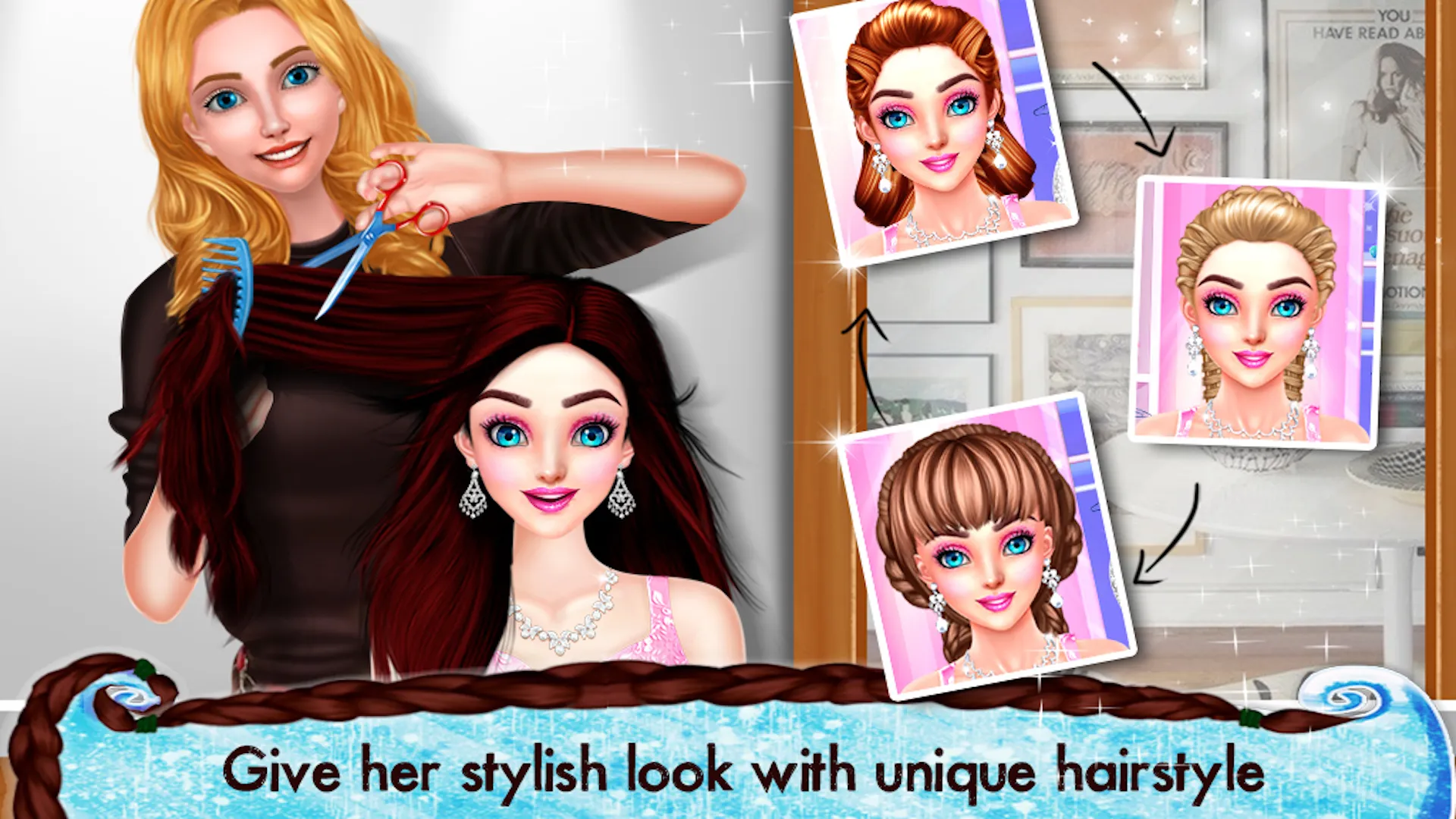 Bridal Hair Design Salon Games | Indus Appstore | Screenshot