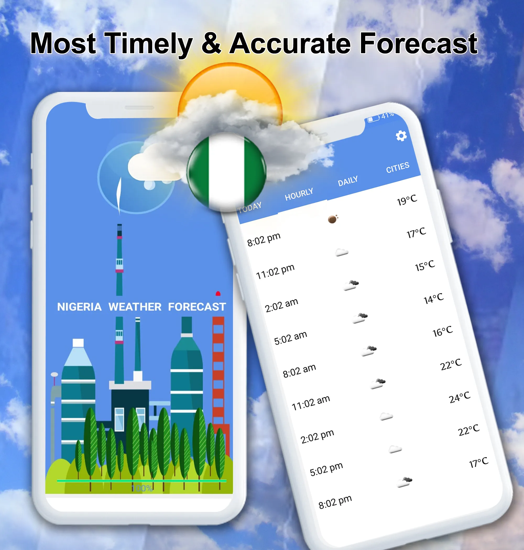 Daily Nigeria Weather Forecast | Indus Appstore | Screenshot