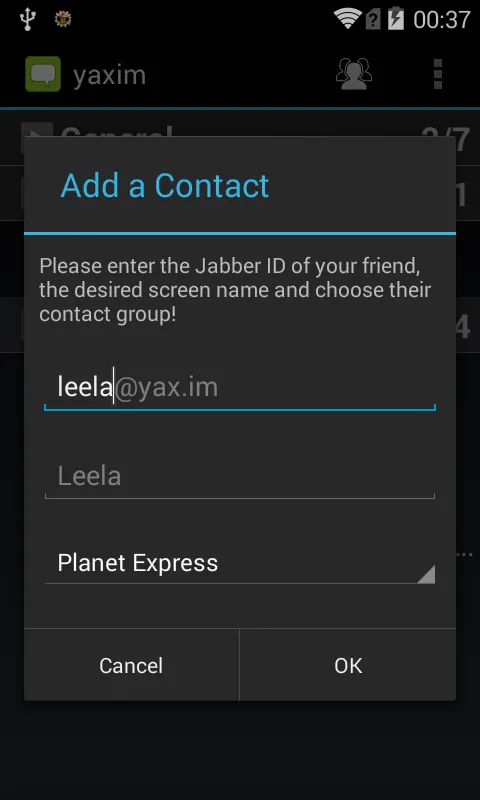 yaxim - XMPP/Jabber client | Indus Appstore | Screenshot