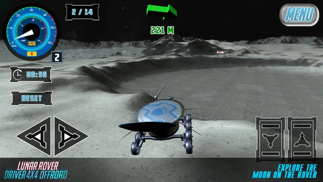 Driver Lunar Rover 4x4 Offroad | Indus Appstore | Screenshot