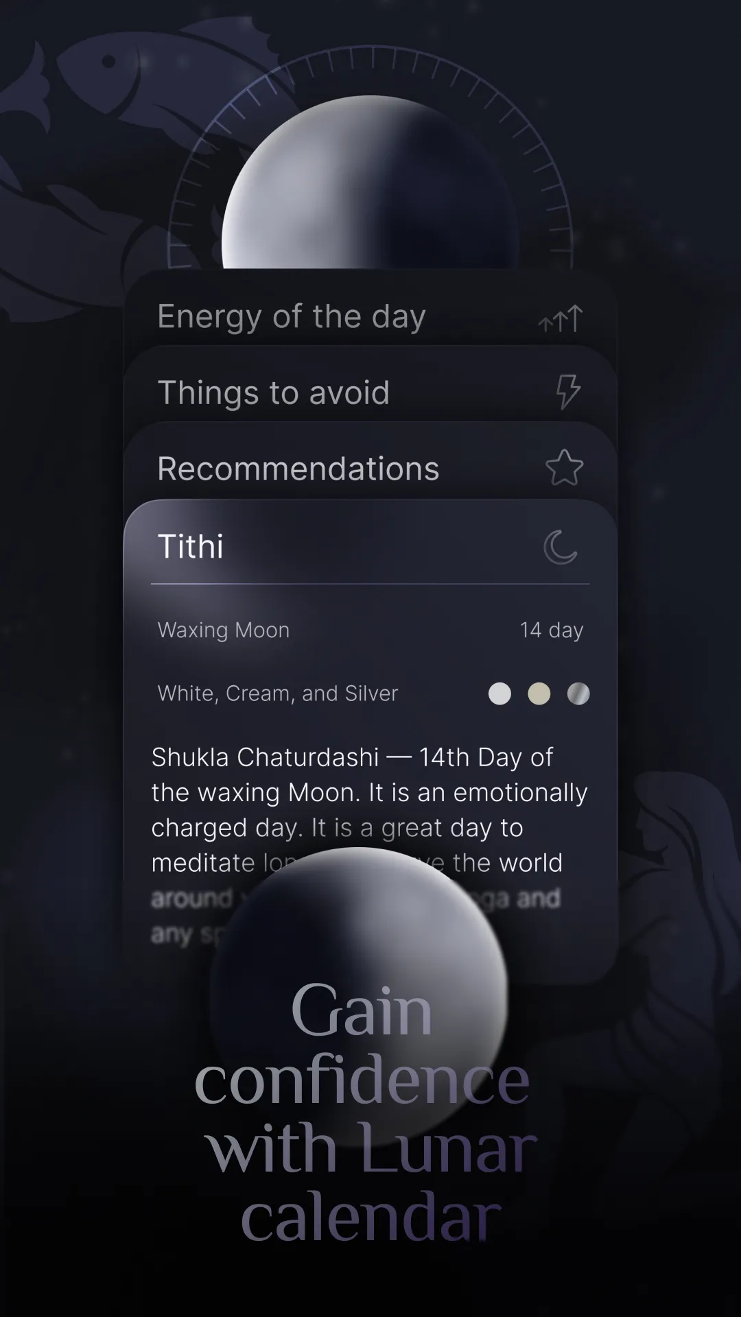 Astro Coach. Lunar Calendar | Indus Appstore | Screenshot