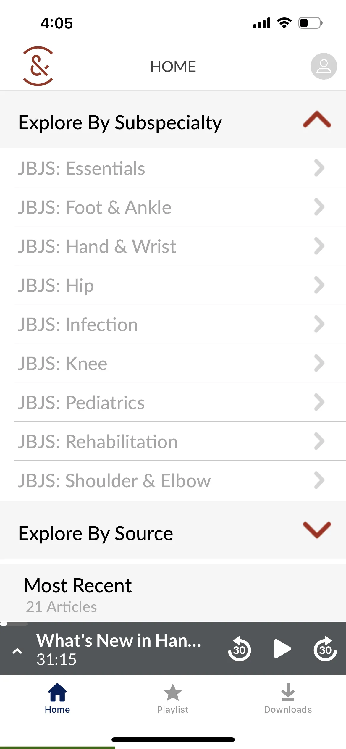 JBJS Audio | Indus Appstore | Screenshot