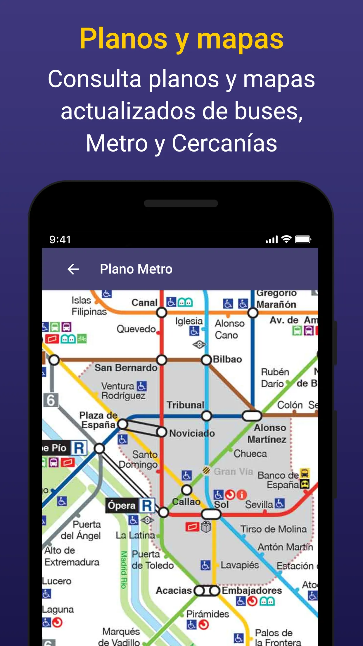 Madrid Bus Metro Cercanias TTP | Indus Appstore | Screenshot