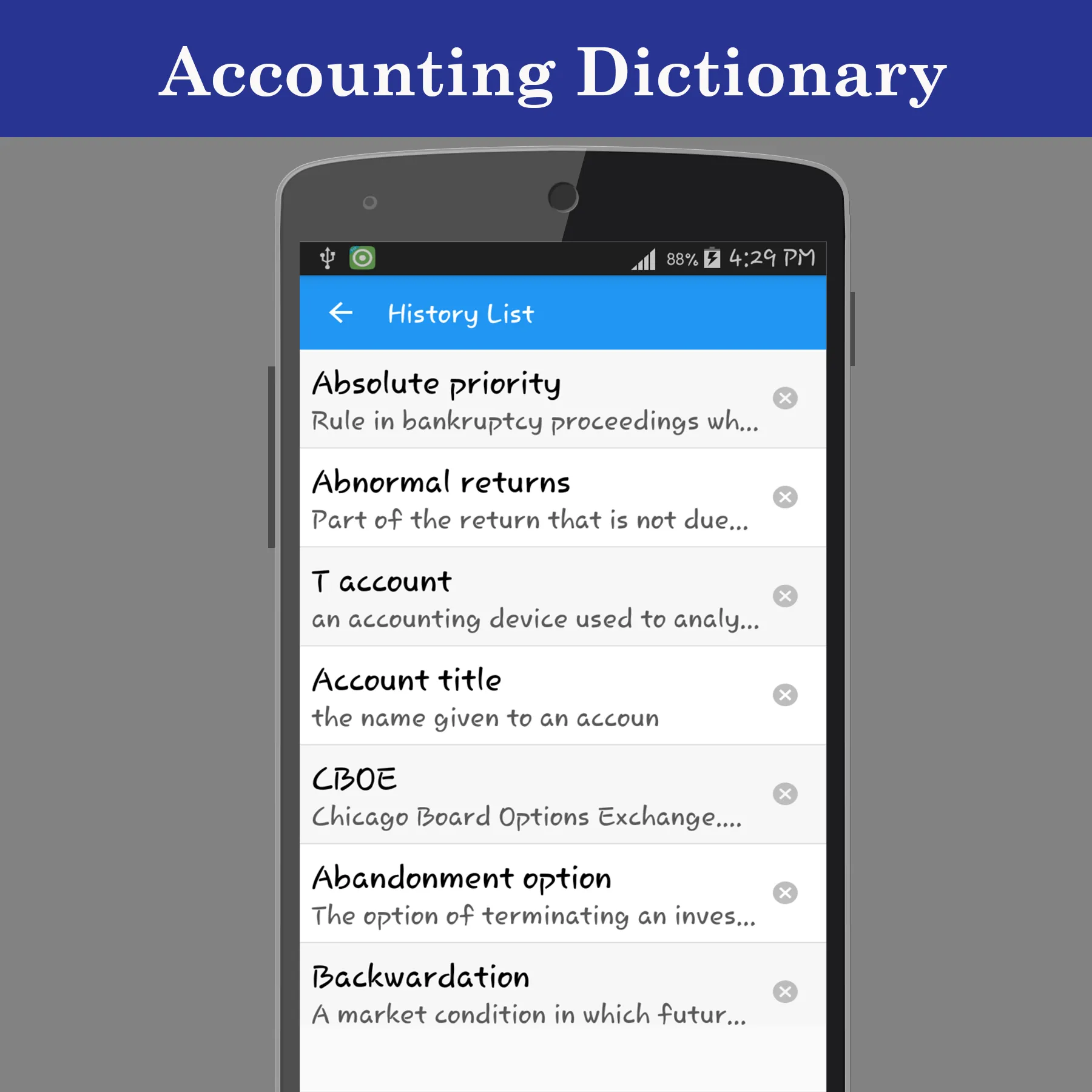 Accounting Dictionary | Indus Appstore | Screenshot