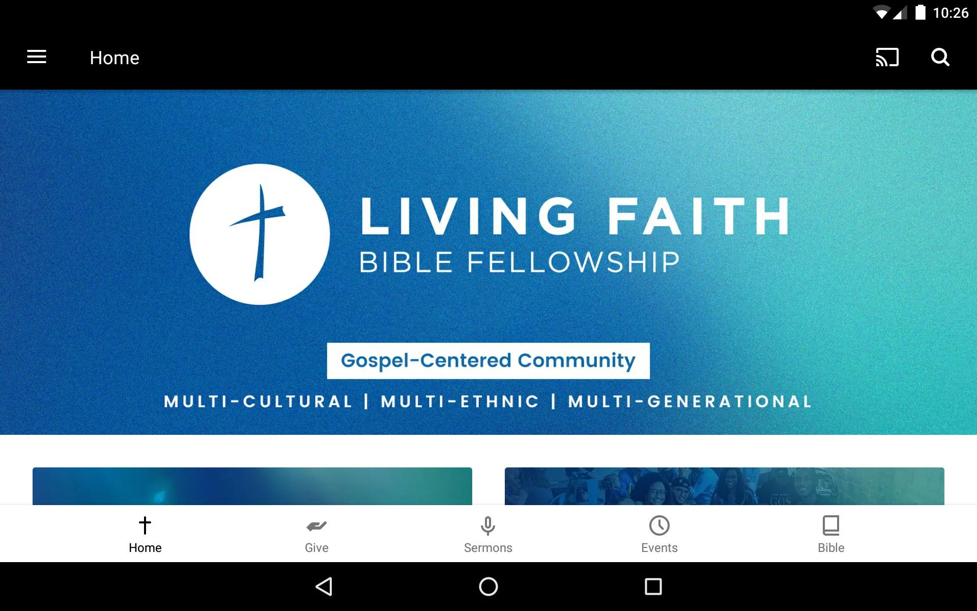 Living Faith BF | Indus Appstore | Screenshot