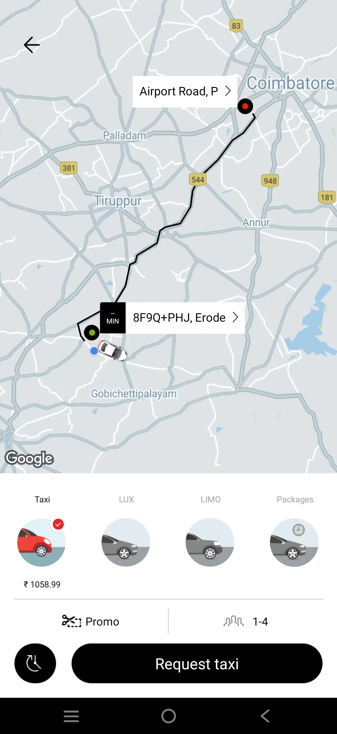 Taximobility-Passenger | Indus Appstore | Screenshot