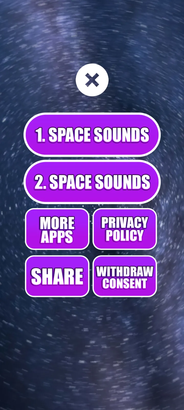 Space sounds and music | Indus Appstore | Screenshot