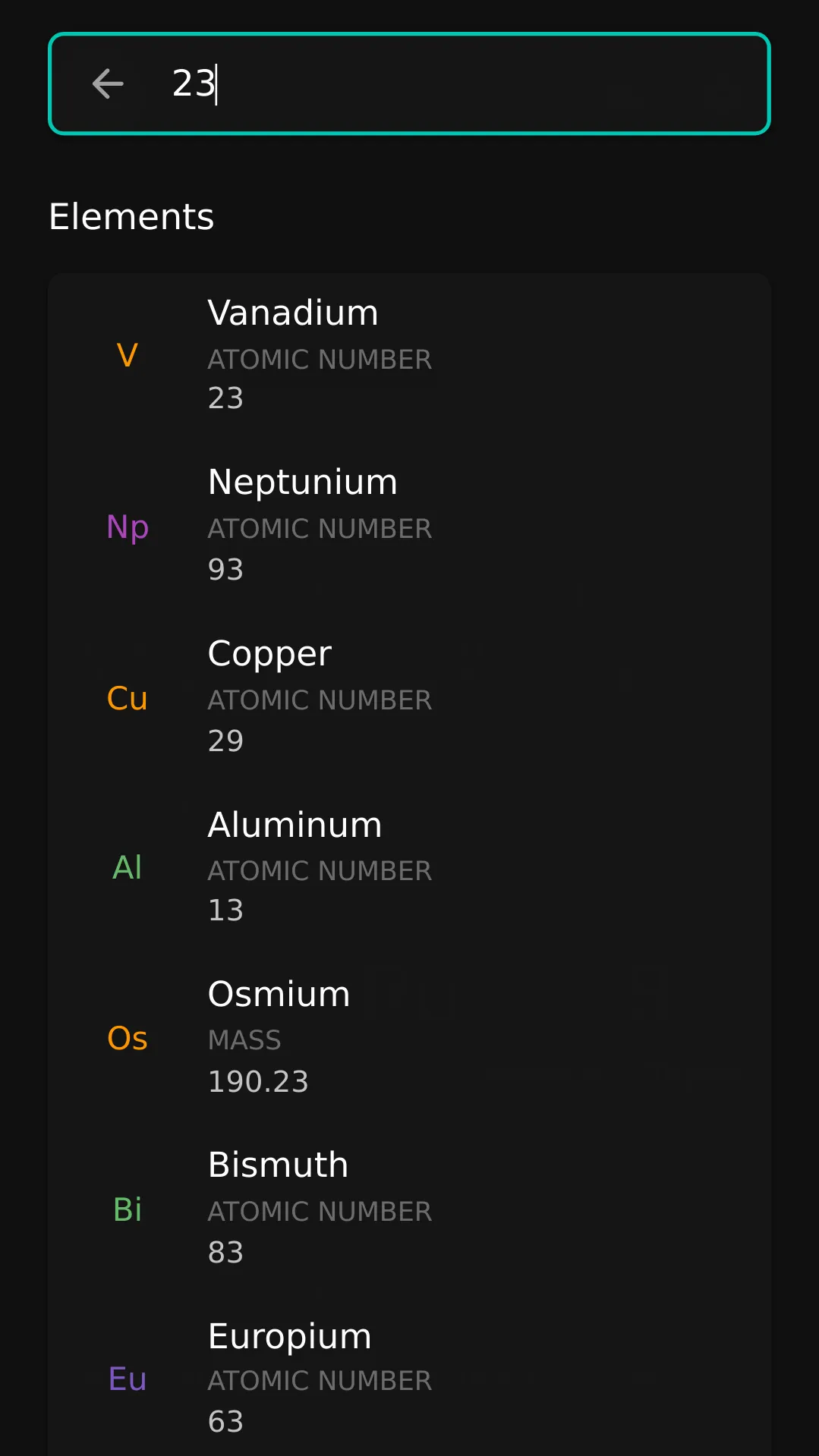 Atom - Periodic Table & Tests | Indus Appstore | Screenshot