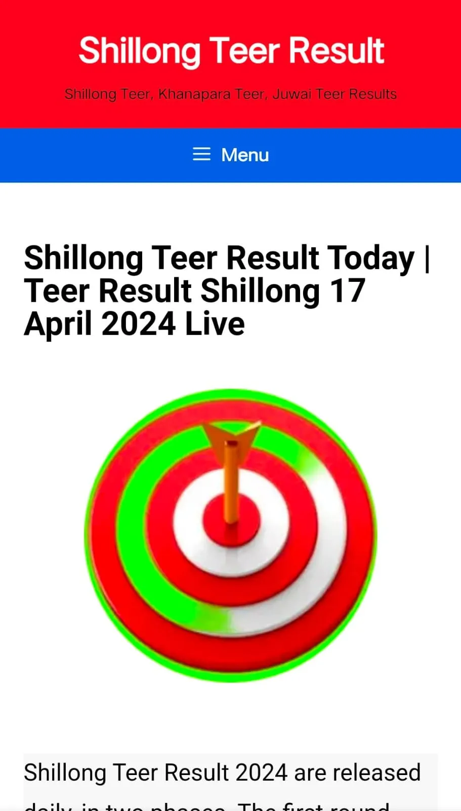 Shillong Teer Result | Indus Appstore | Screenshot